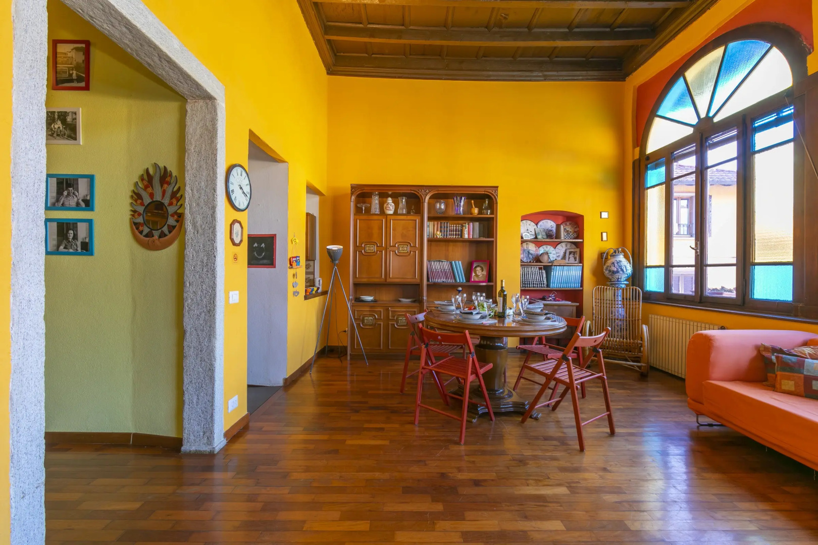 Painted Window by the lake