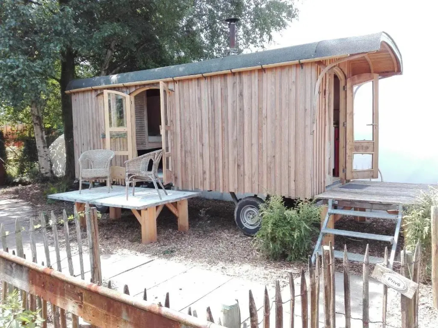 Pipowagen Overnachting Het Houten Huis