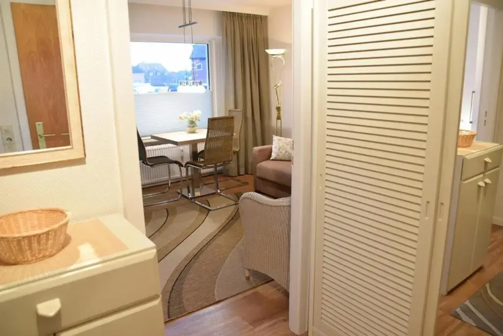 Gemütliches 2-Zimmer-Appartement mit Balkon Richtung Süden.