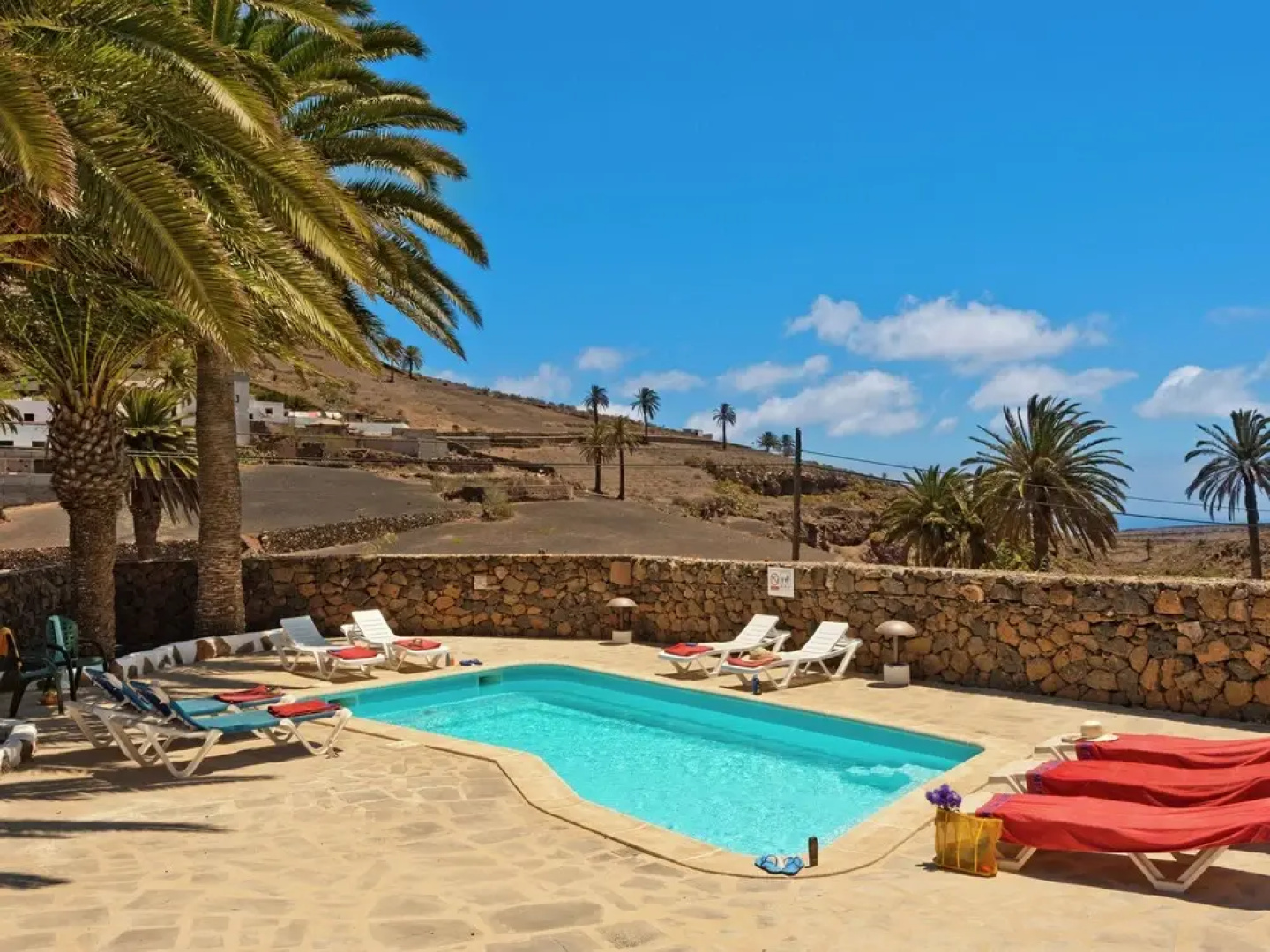 Detached Villa With Communal Swimming Pool, Located in the North of Lanzarote