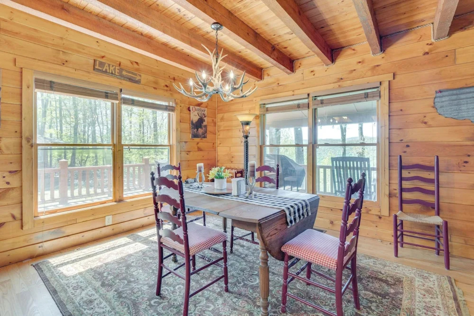 Rustic Topton Cabin w/ Game Room & Private Hot Tub