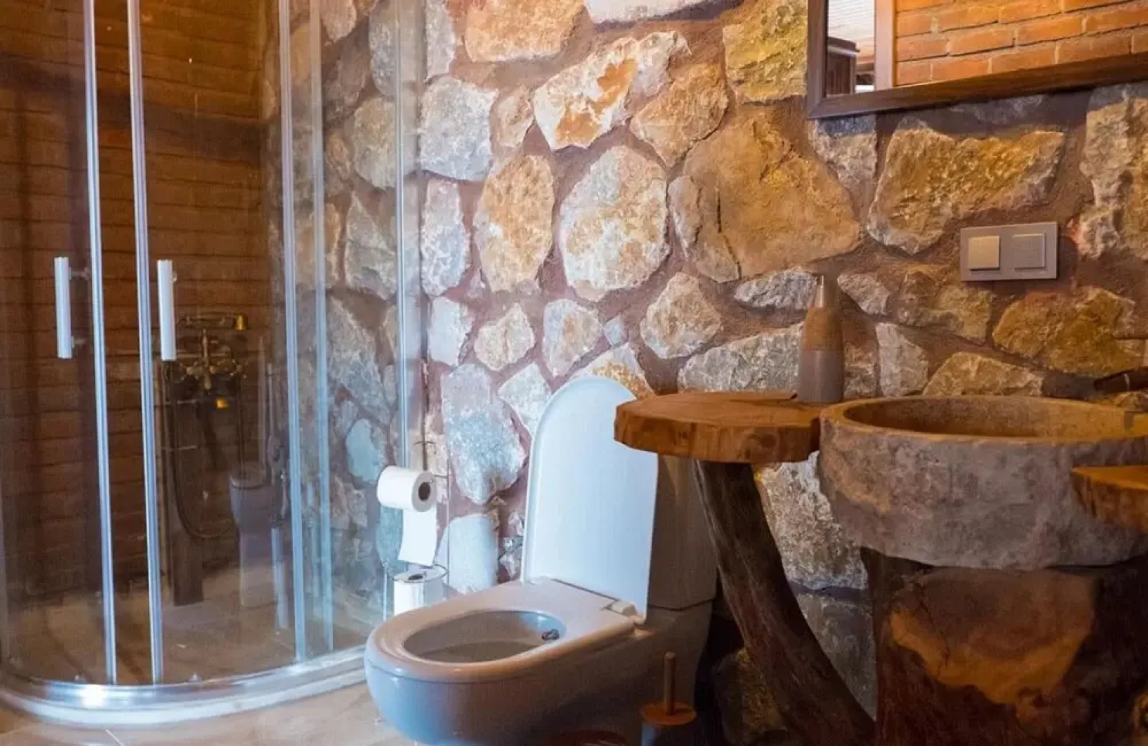 Charming Stone House With Private Pool and Nature View in Iznik Bursa