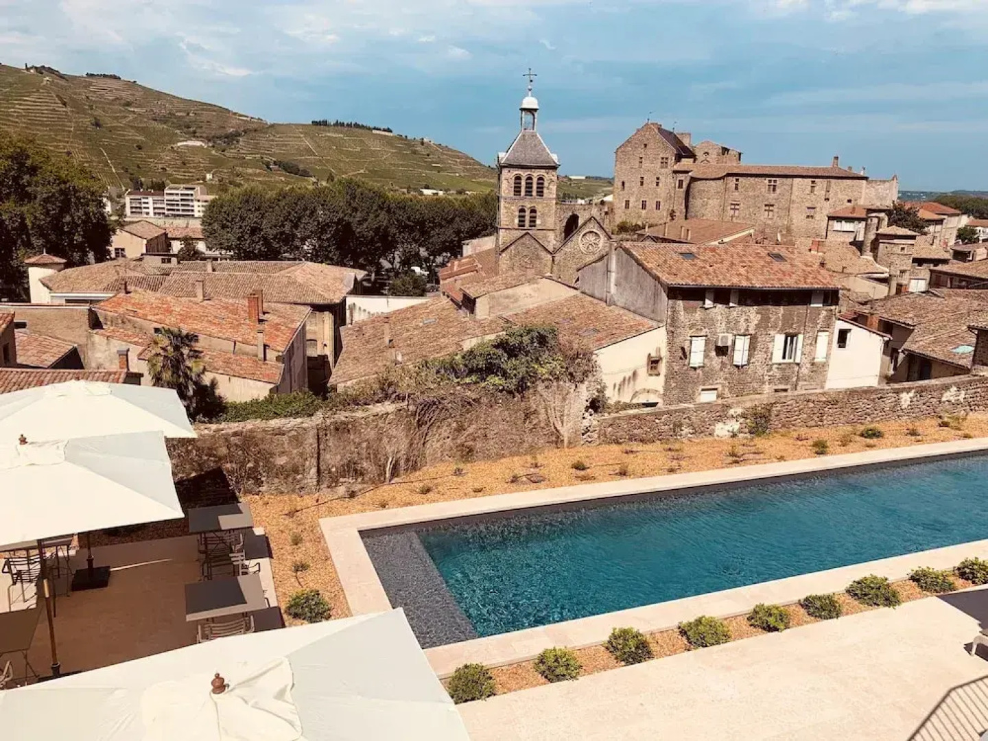 Hôtel de la Villeon - Hôtel 4**** - Bar - Jardins avec vues sur les vignobles - 50mns au sud de Lyon, en Ardèche