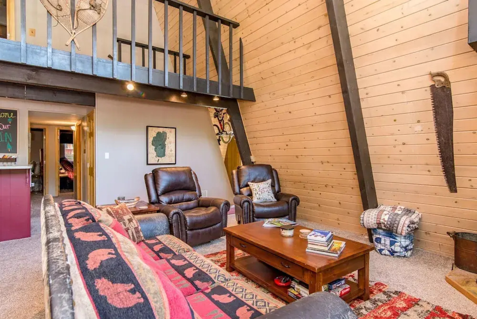 Spacious Wooded Tahoe Cabin by RedAwning