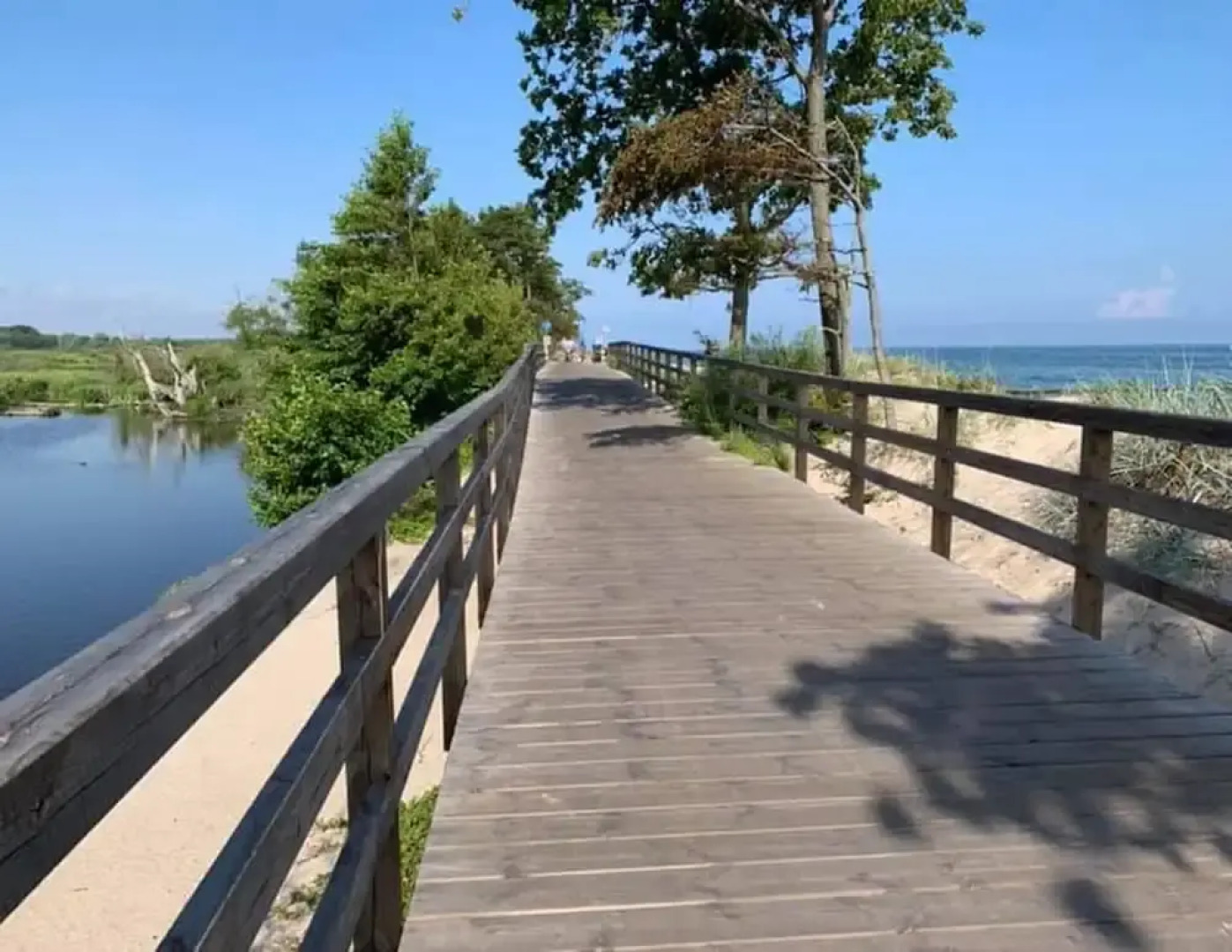 Single-story Holiday Home Near the Sea, Ustronie