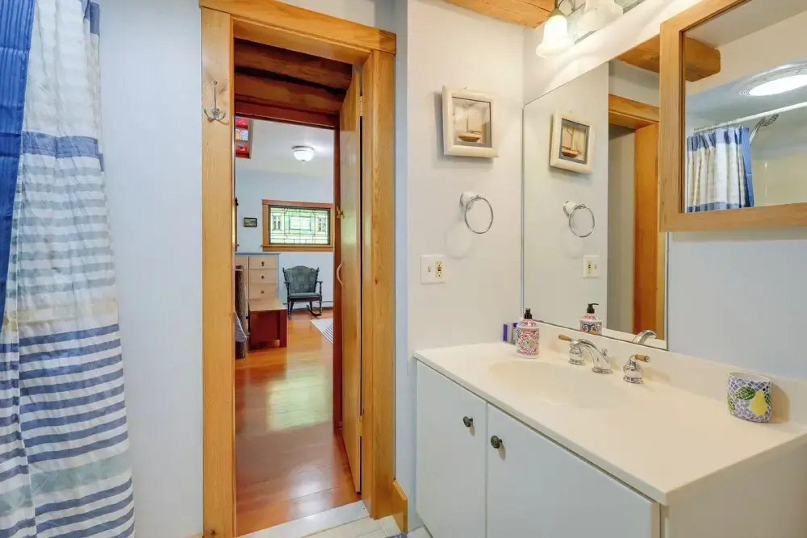 Yard & Fire Pit: Unique Cape Cod Home in Brewster