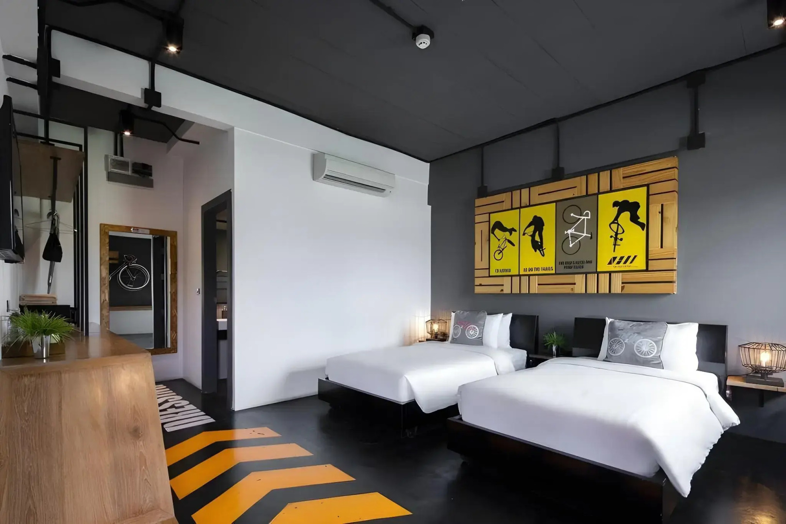 The VELO'S hotel and BMX Pump Track