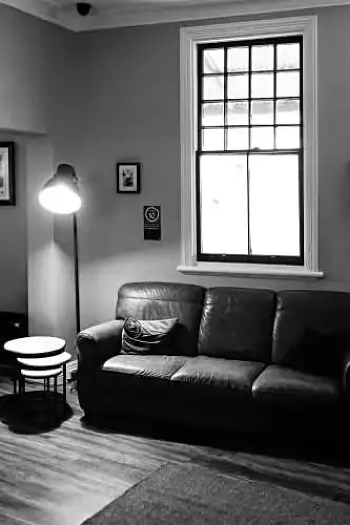 The Commercial Quarters - Room 2-has air conditioning, free WIFI, TV and fridge