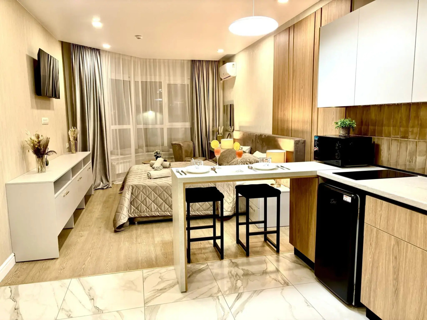 Апартаменты Золотое сечение на улице Партизана Железняка 38