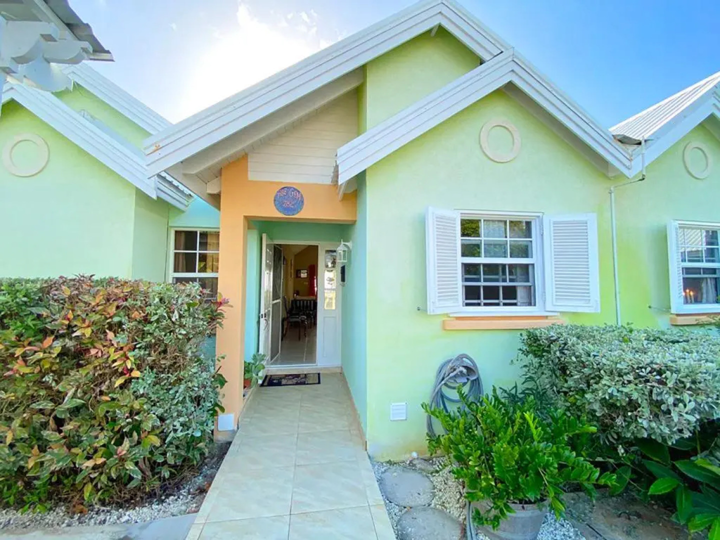 The Gem is Located a few Minutes Walk to the Gorgeous Bottom Bay Beach