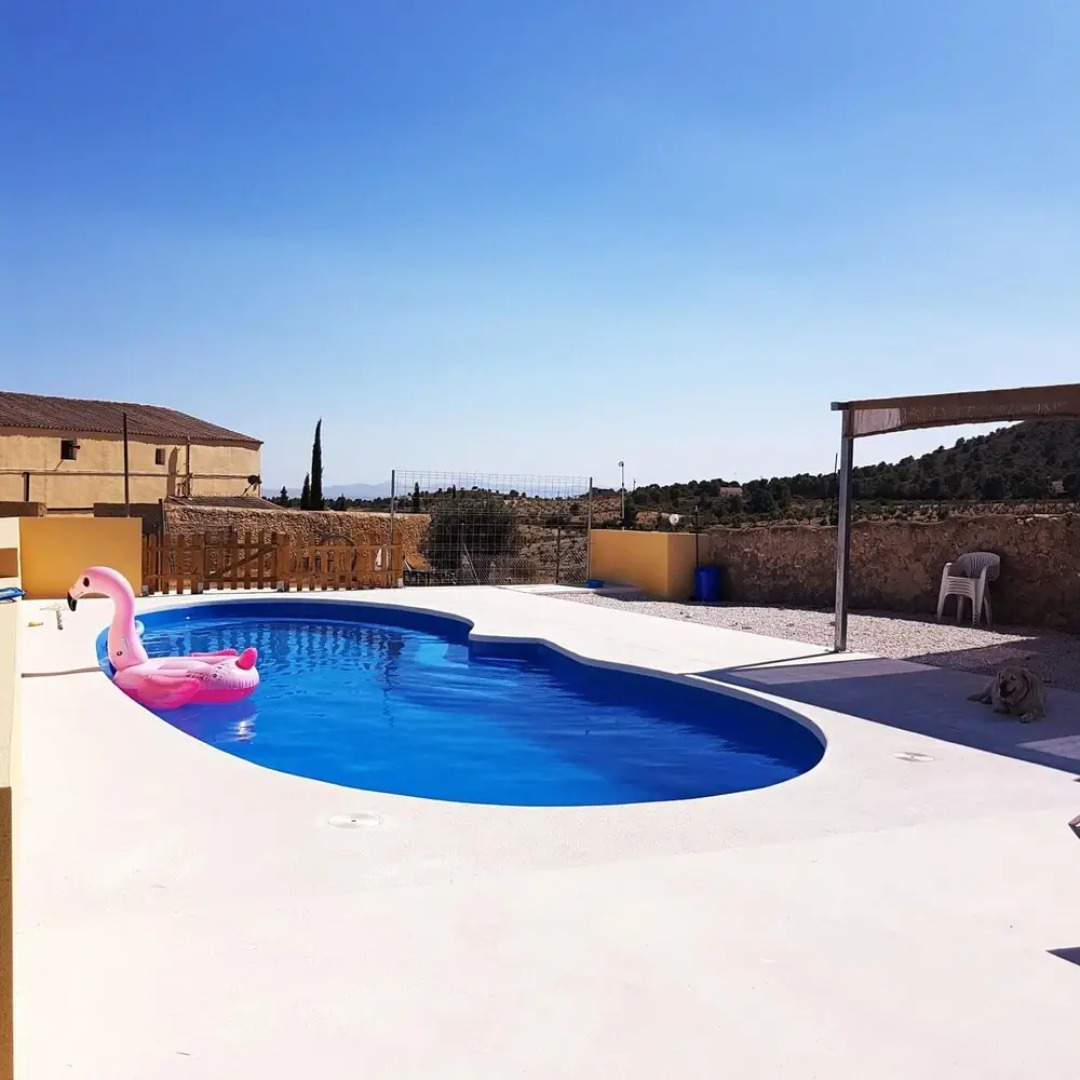 Villa With 4 Bedrooms in Zarzadilla de Totana, With Wonderful Mountain