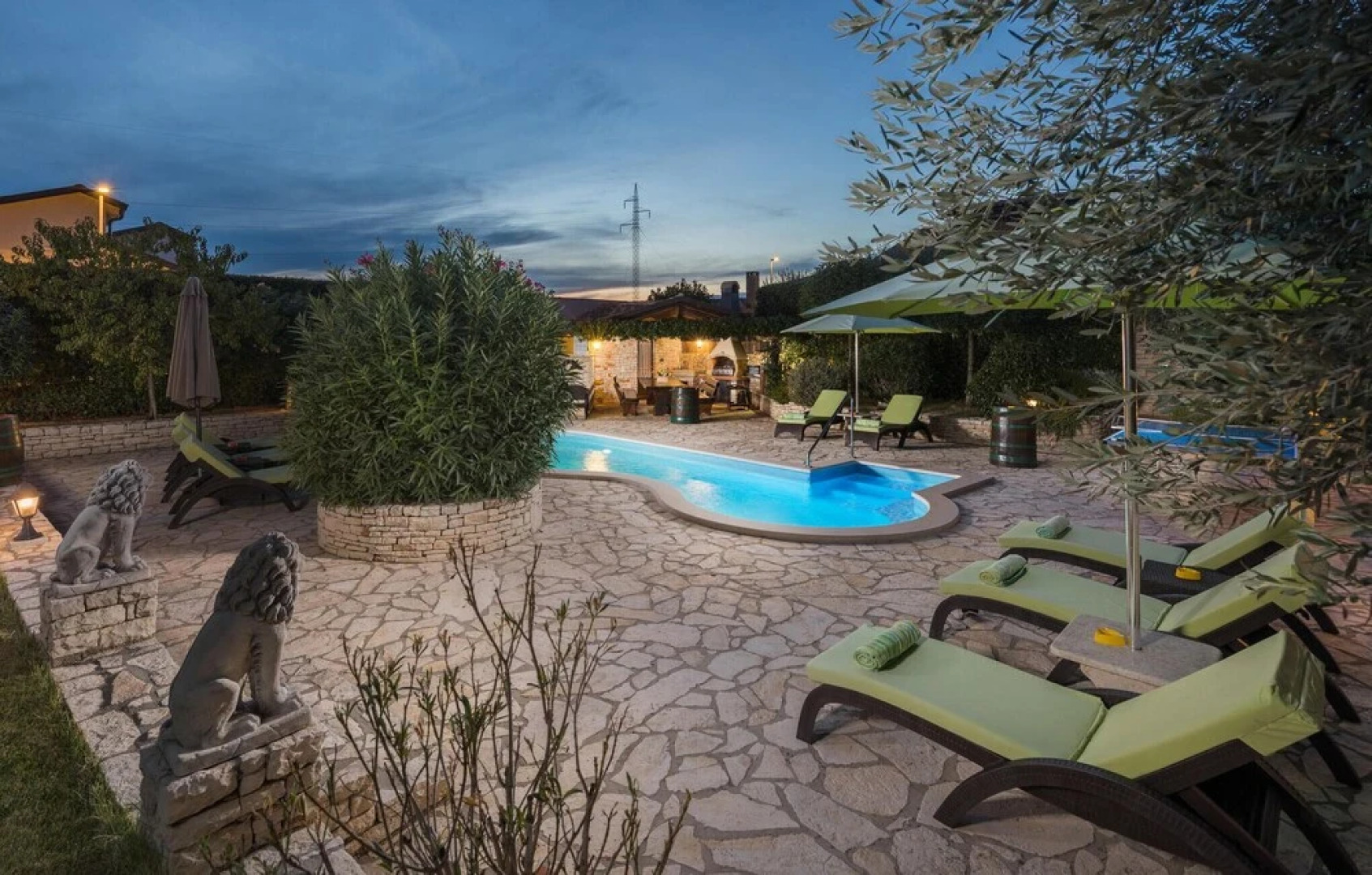 Stunning Home in Buje With Outdoor Swimming Pool, Wifi and 4 Bedrooms