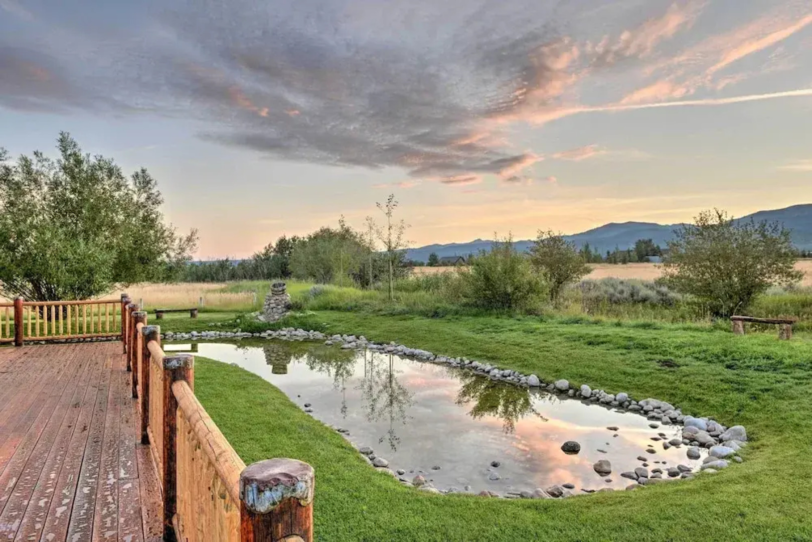 Stunning Driggs Retreat w/ Private Hot Tub & Pond!