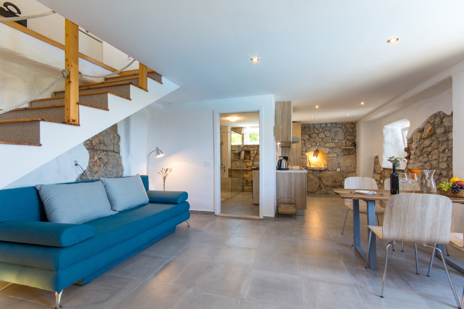 Holiday house Stone - pool house: Babino Polje, Island Mljet