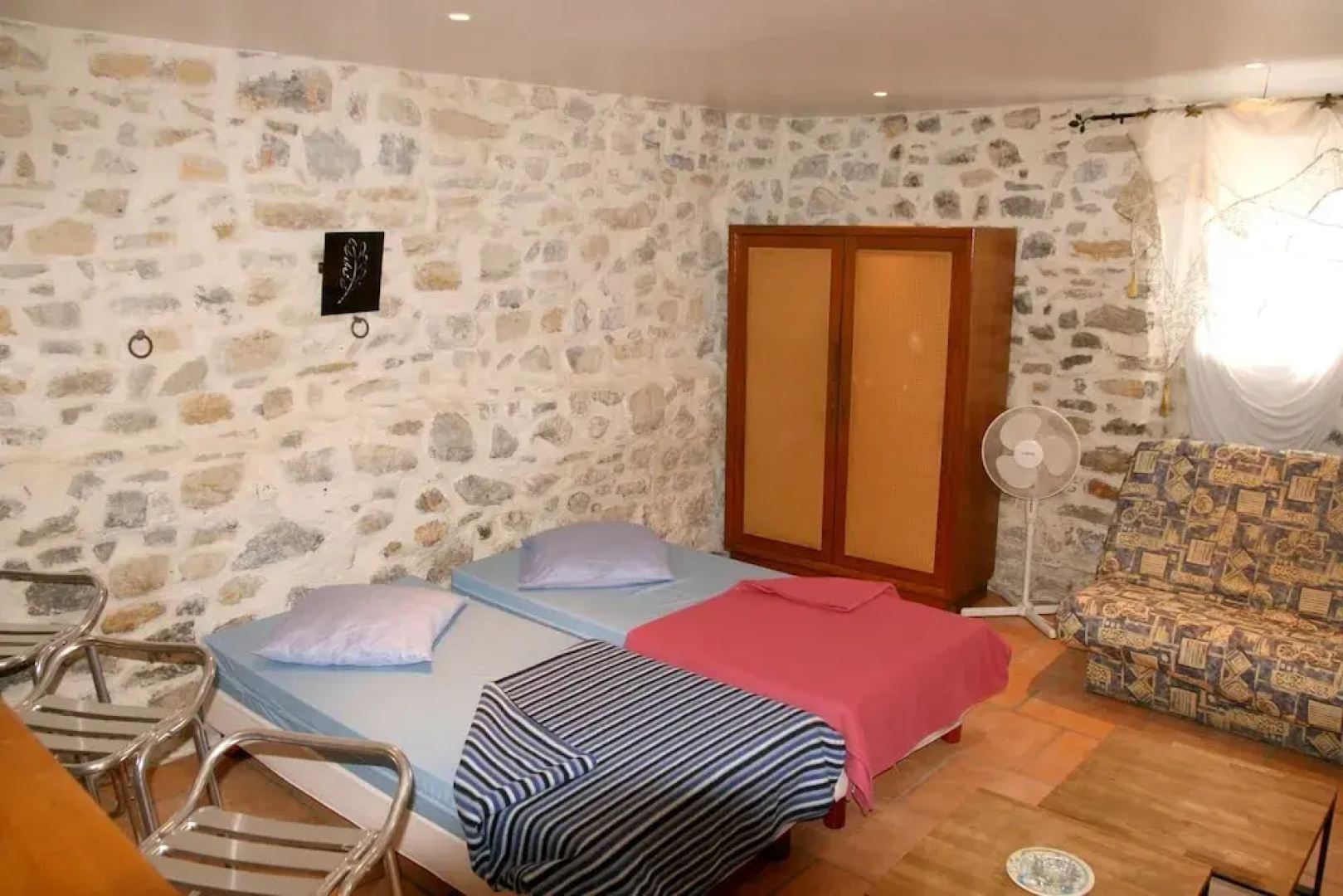 Studio in Grospierres, With Wonderful Mountain View, Pool Access, Encl