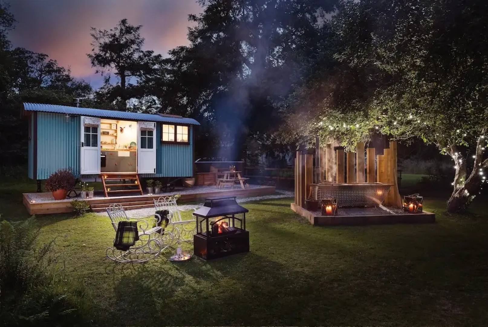 The Wriggly Tin & Baa Spa at Tregoose Old Mill