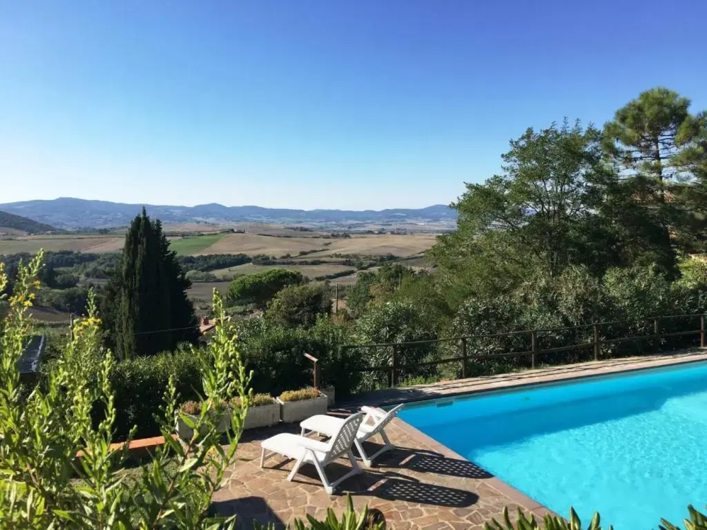 TOSCANA TOUR - Casa Bianca Villa swimming pool with sea view, fenced garden, barbecue