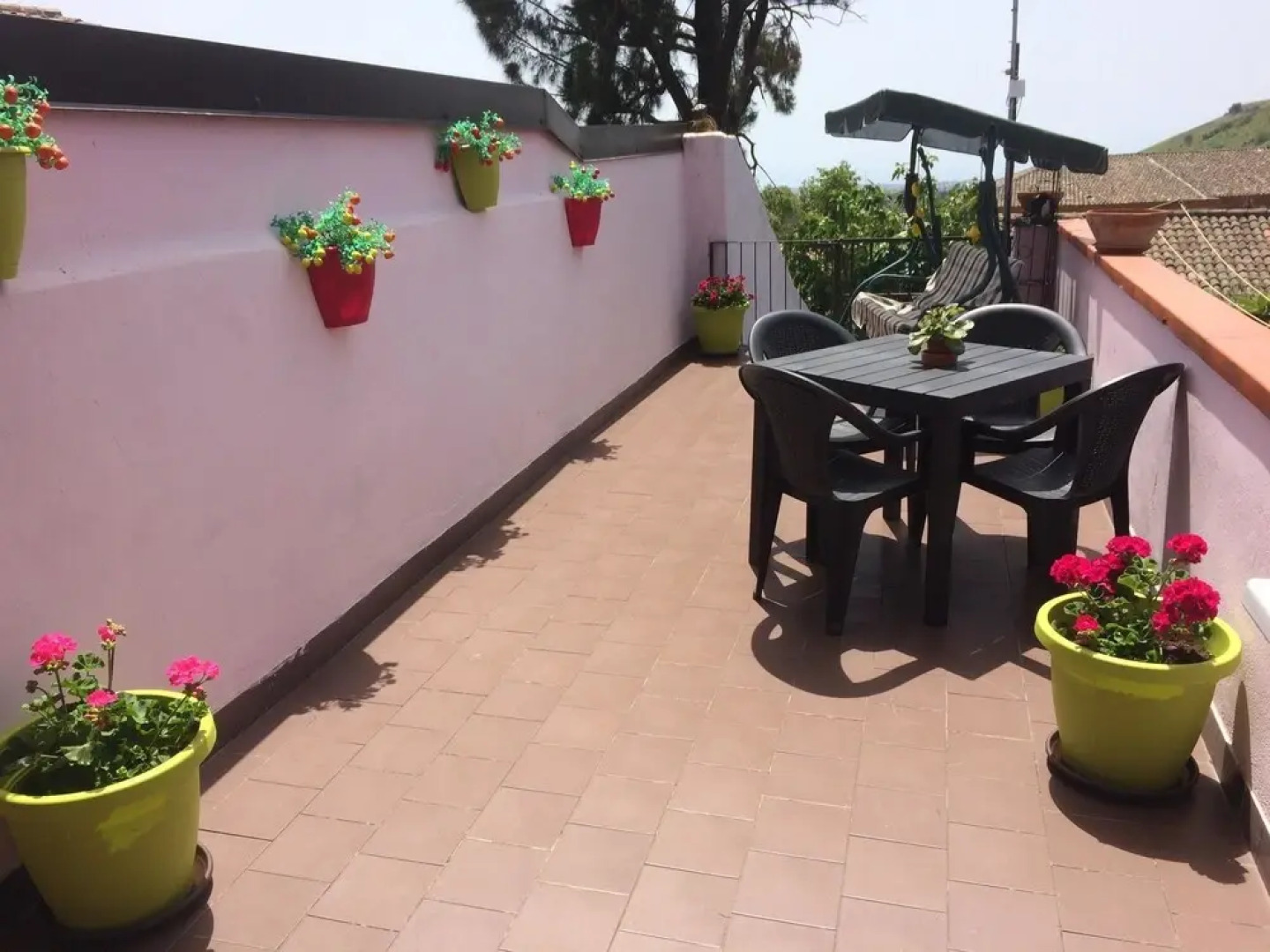 Apartment With one Bedroom in Pedara, With Wonderful sea View and Furn