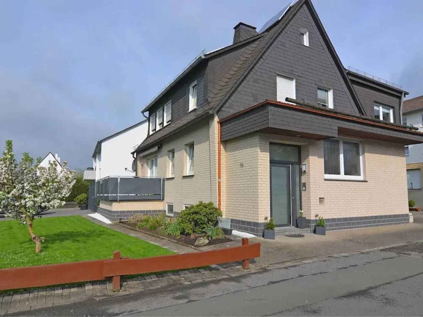 Pretty Holiday Home with a Balcony Complete with Awning in Meschede in Northern Sauerland