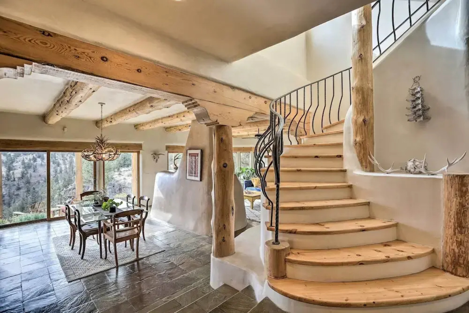 Adobe Home - River & Mtn Views w/ Hot Tub!