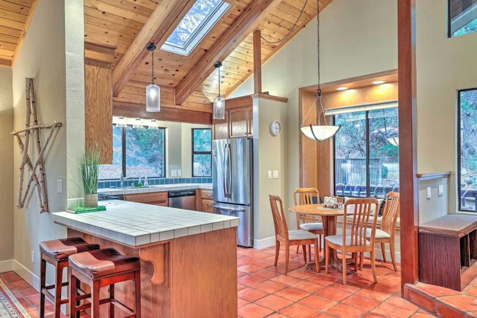 Deck & Views: Pet-friendly Starry Pines Cabin