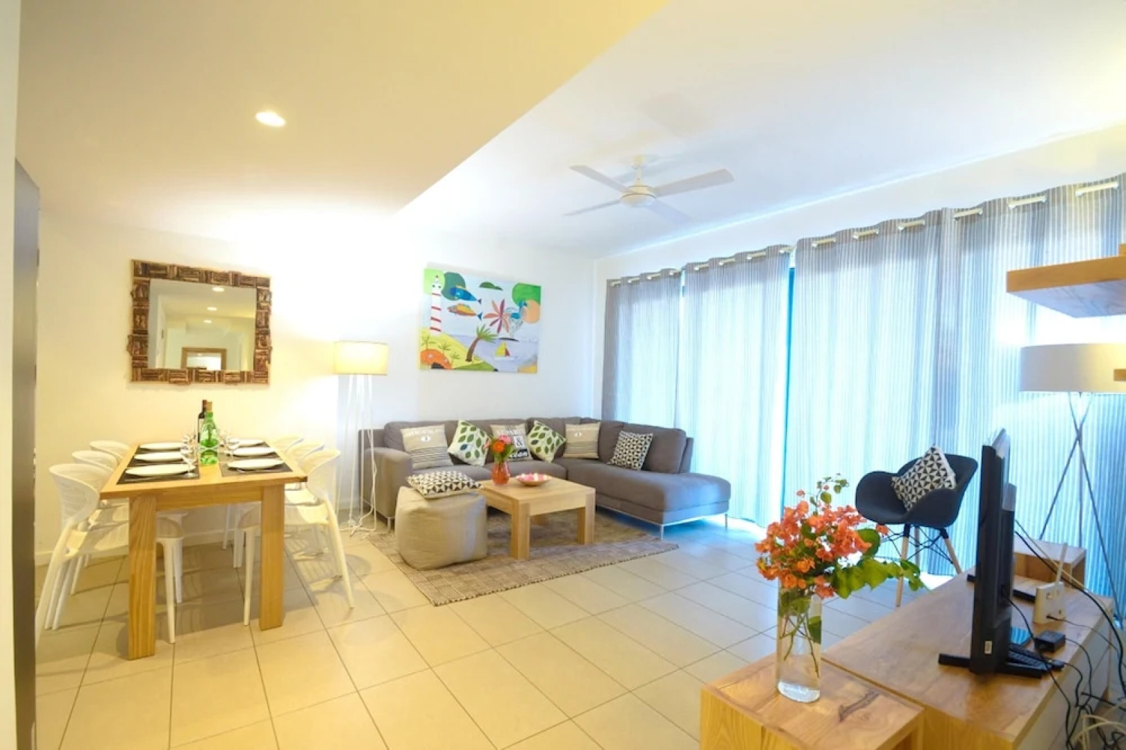 Apartment With 3 Bedrooms in Roches Noires, With Wonderful sea View, P