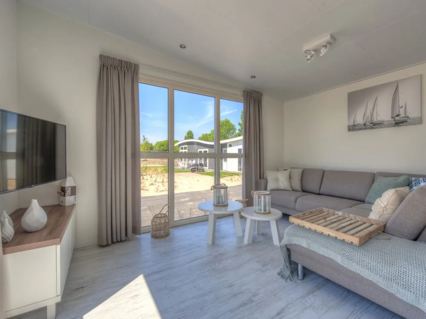 Bright Coastal Chalet Stay