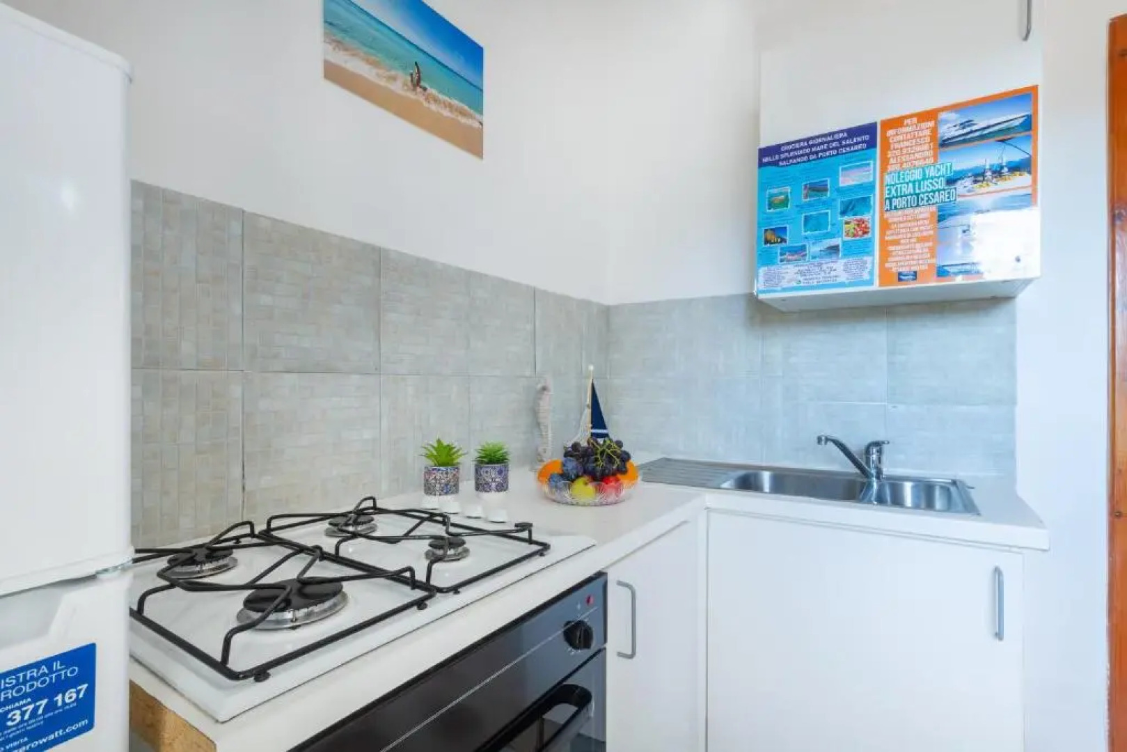 Studio Apartment With Swimming Pool in Porto Cesareo Torre Squillace 3 beds