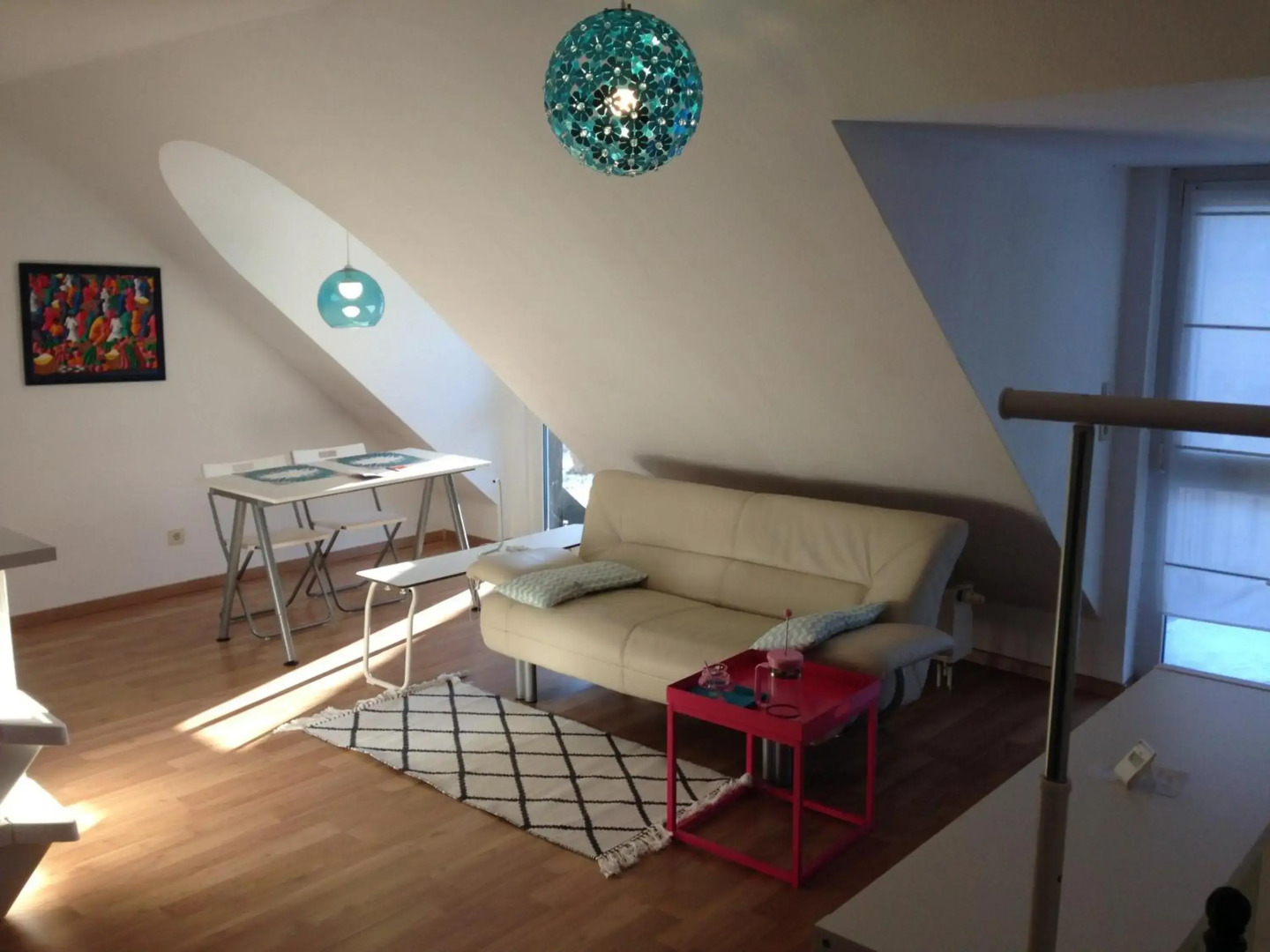 Studio Ochsenfurt mit sonnigem Balkon