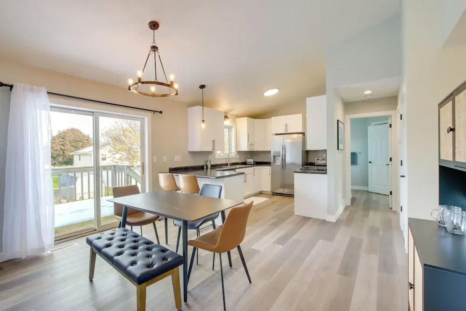 Bright Little Chute Condo w/ Deck & Yard!