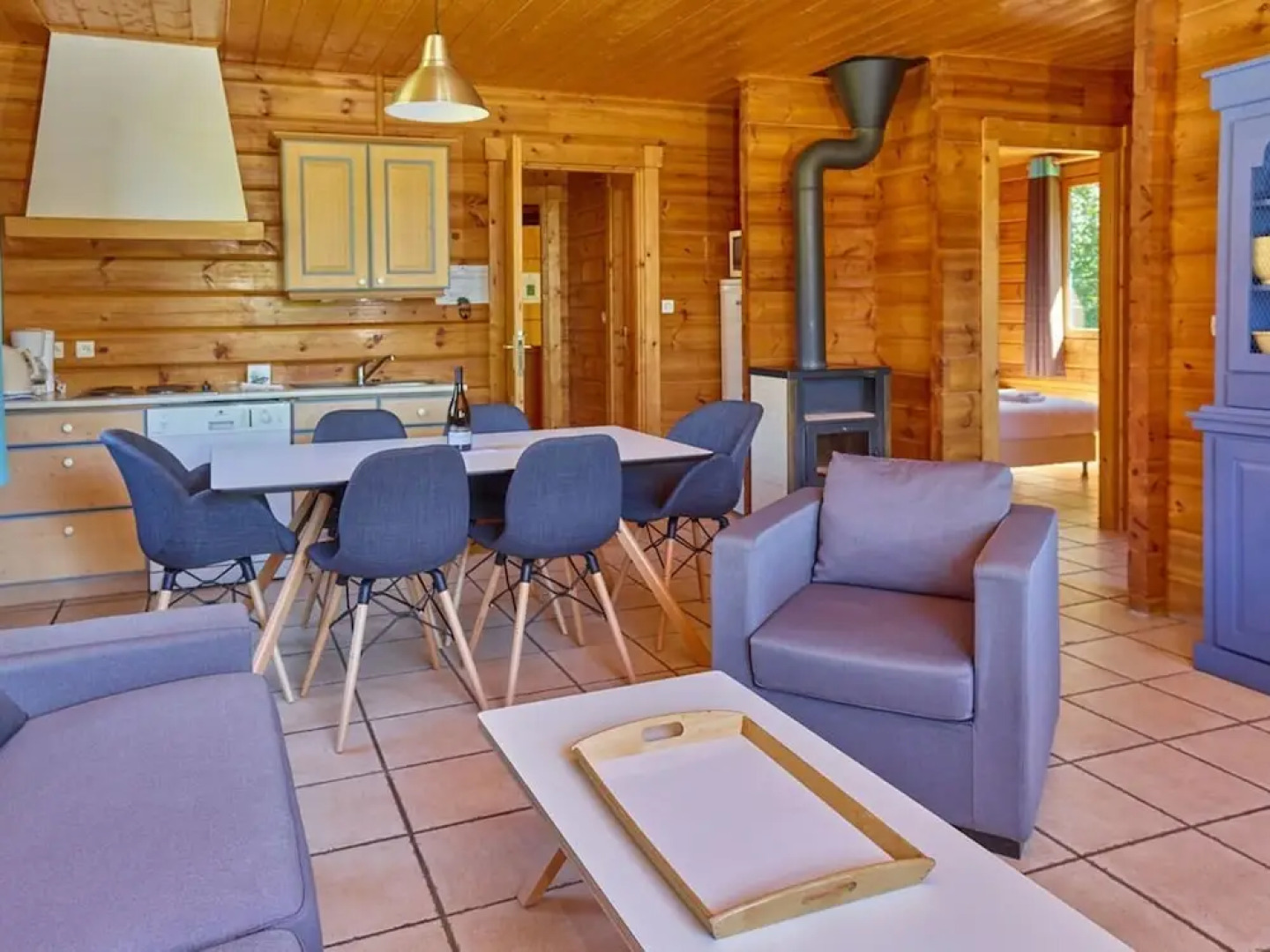 Comfortable Cottage With a Fireplace Nearby a Forest