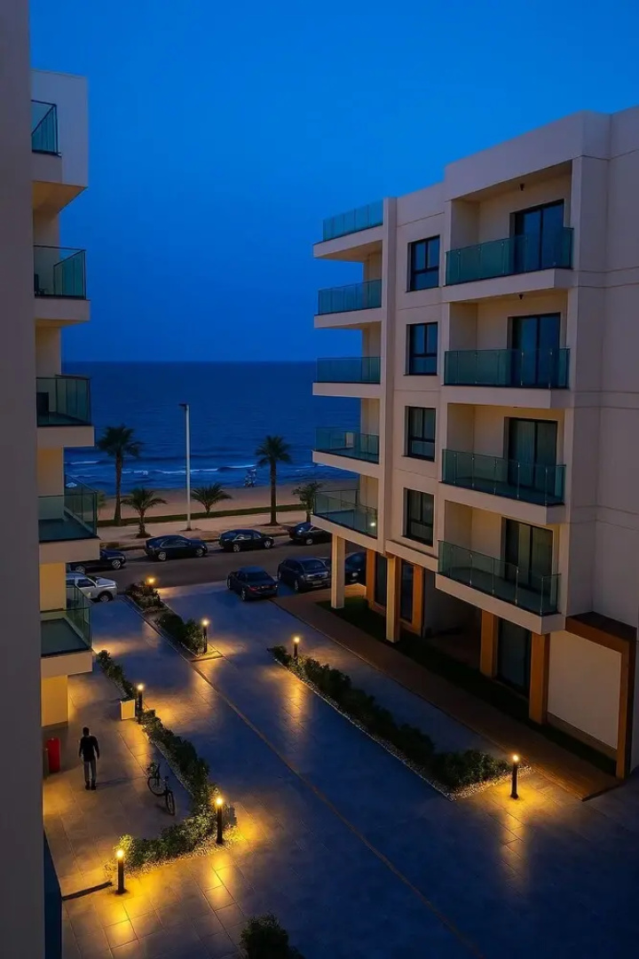 "luxurious Chalets at Porto Said Resort Unmatched Comfort by the Sea"