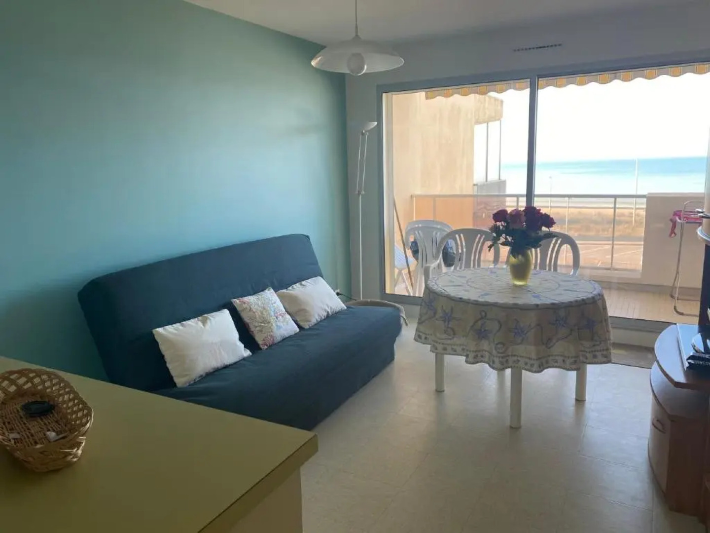 Appartement belle vue mer face à la Plage des Demoiselles