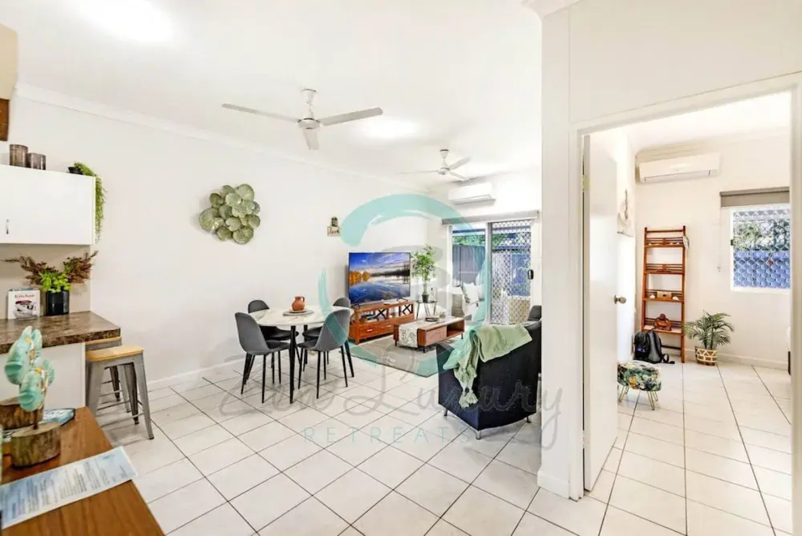 Zen Hideaway Cozy 2BR Haven Office Dual Patio