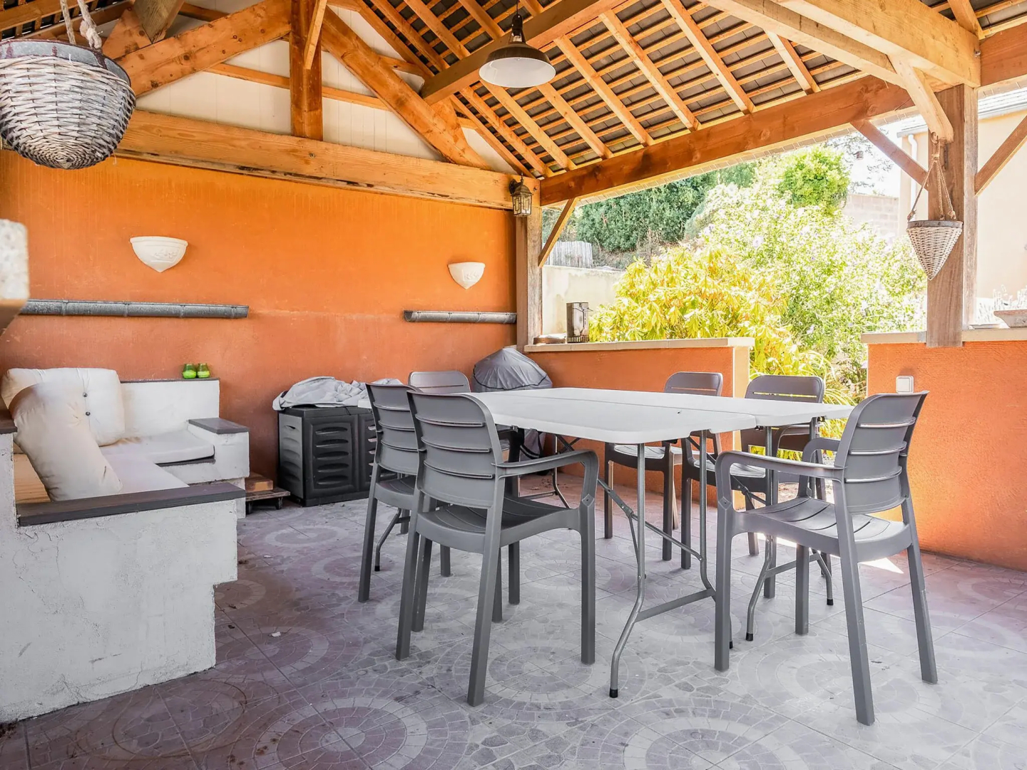 Atmospheric holiday home in Bréville-sur-Mer with terrace
