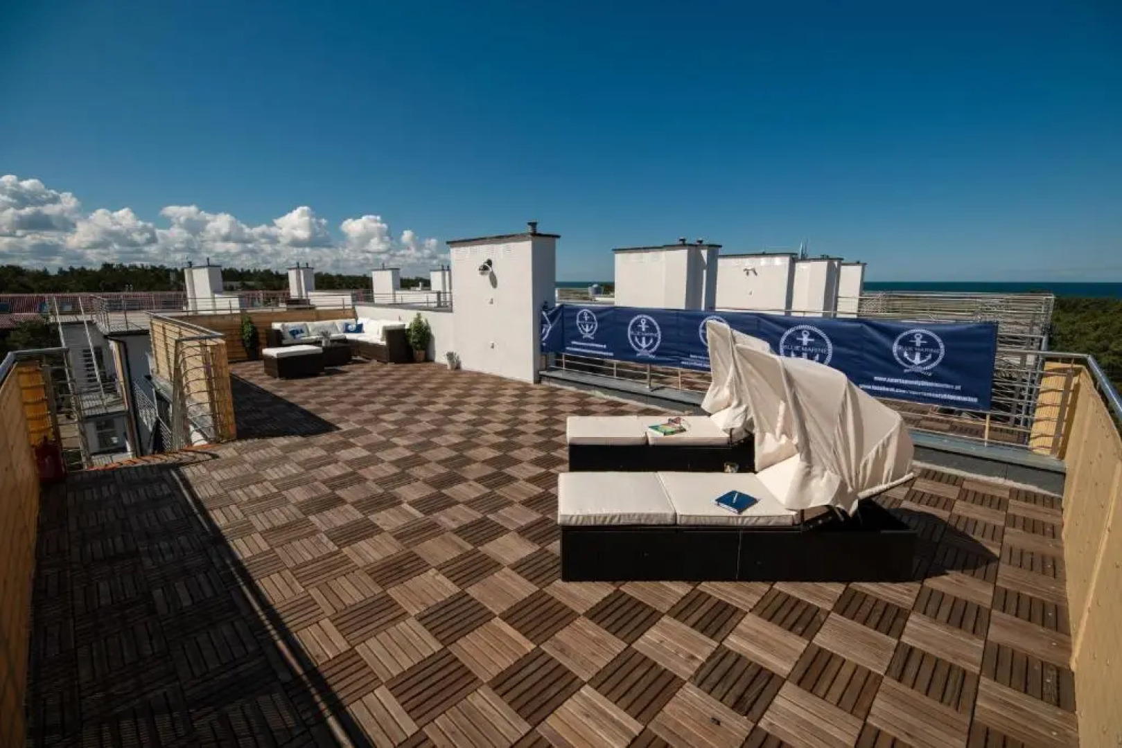 Blue Marine Apartament 19 z tarasem