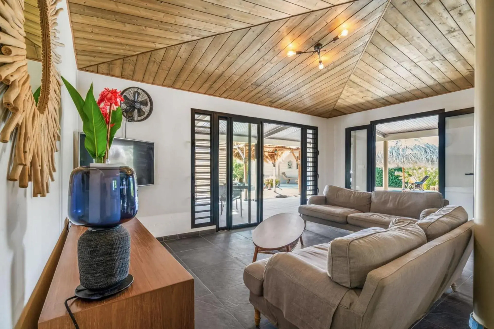 Villa Latitude 14.54 : 4 ch, piscine, vue mer, spot de kitesurf