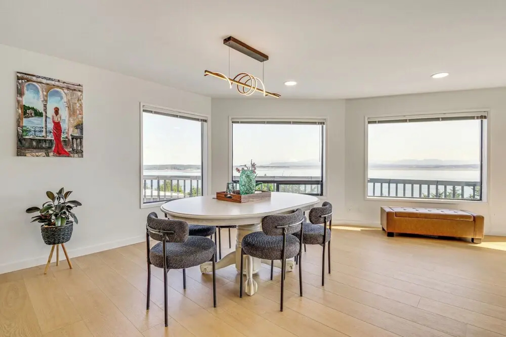 Spacious Camano Home w/ Hot Tub & Water Views!