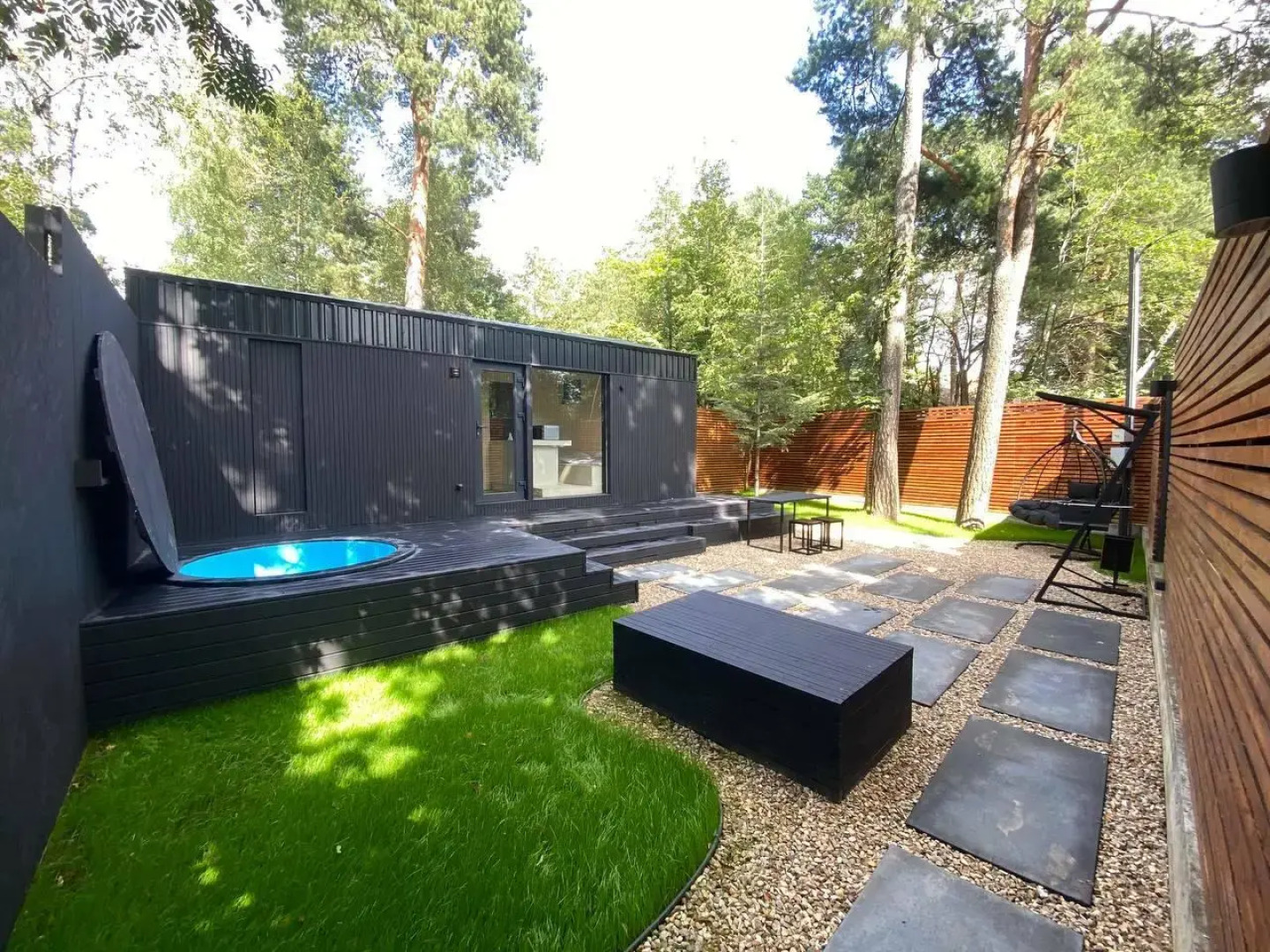 Ультрасовременный домик для отдыха вдвоем