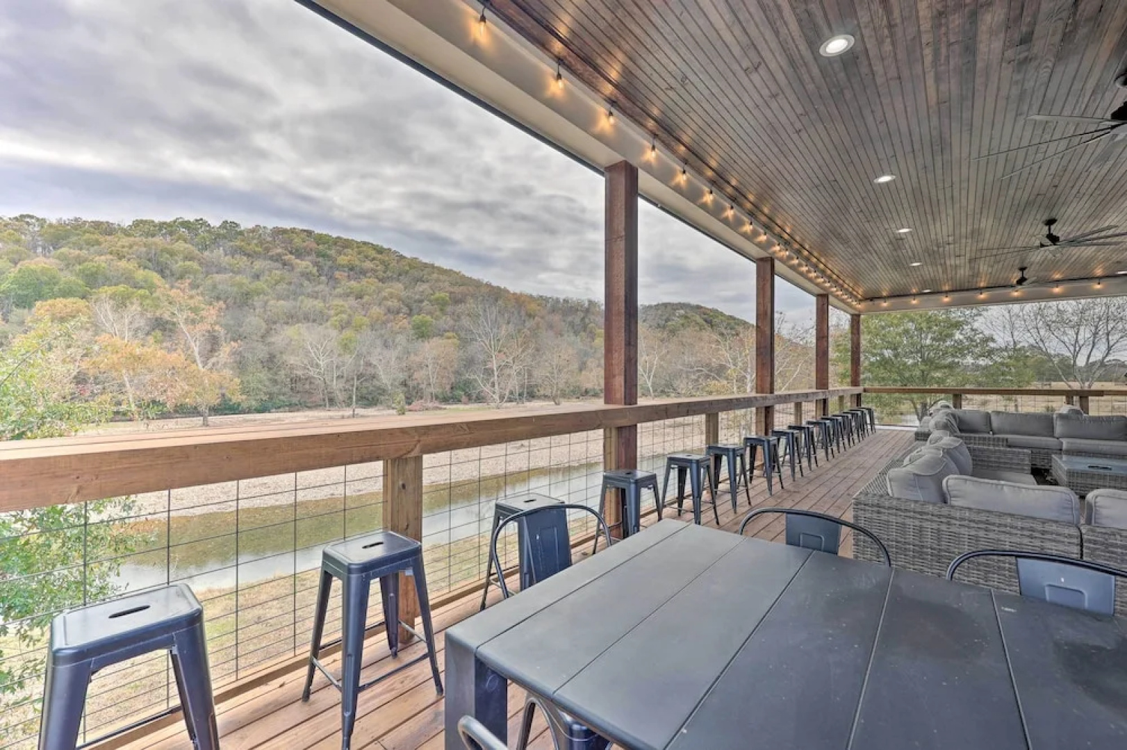 Lavish Riverfront Escape w/ Gas Grill!