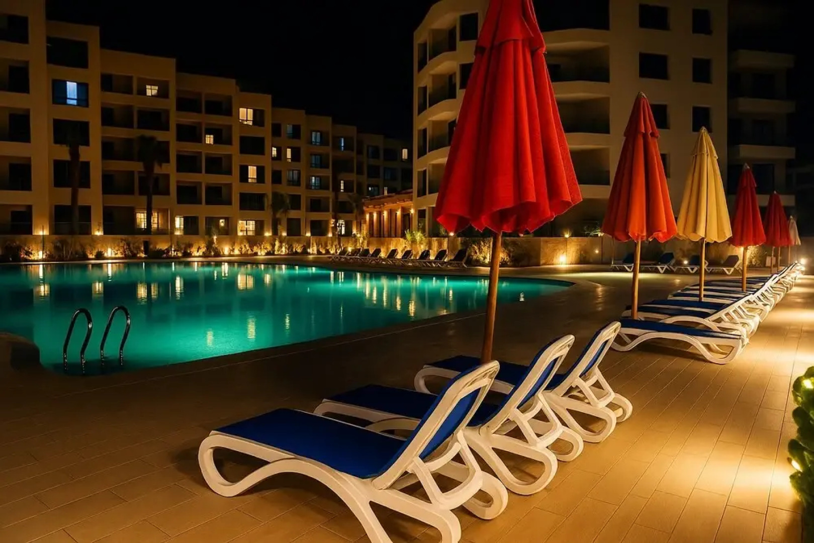 "luxurious Chalets at Porto Said Resort Unmatched Comfort by the Sea"