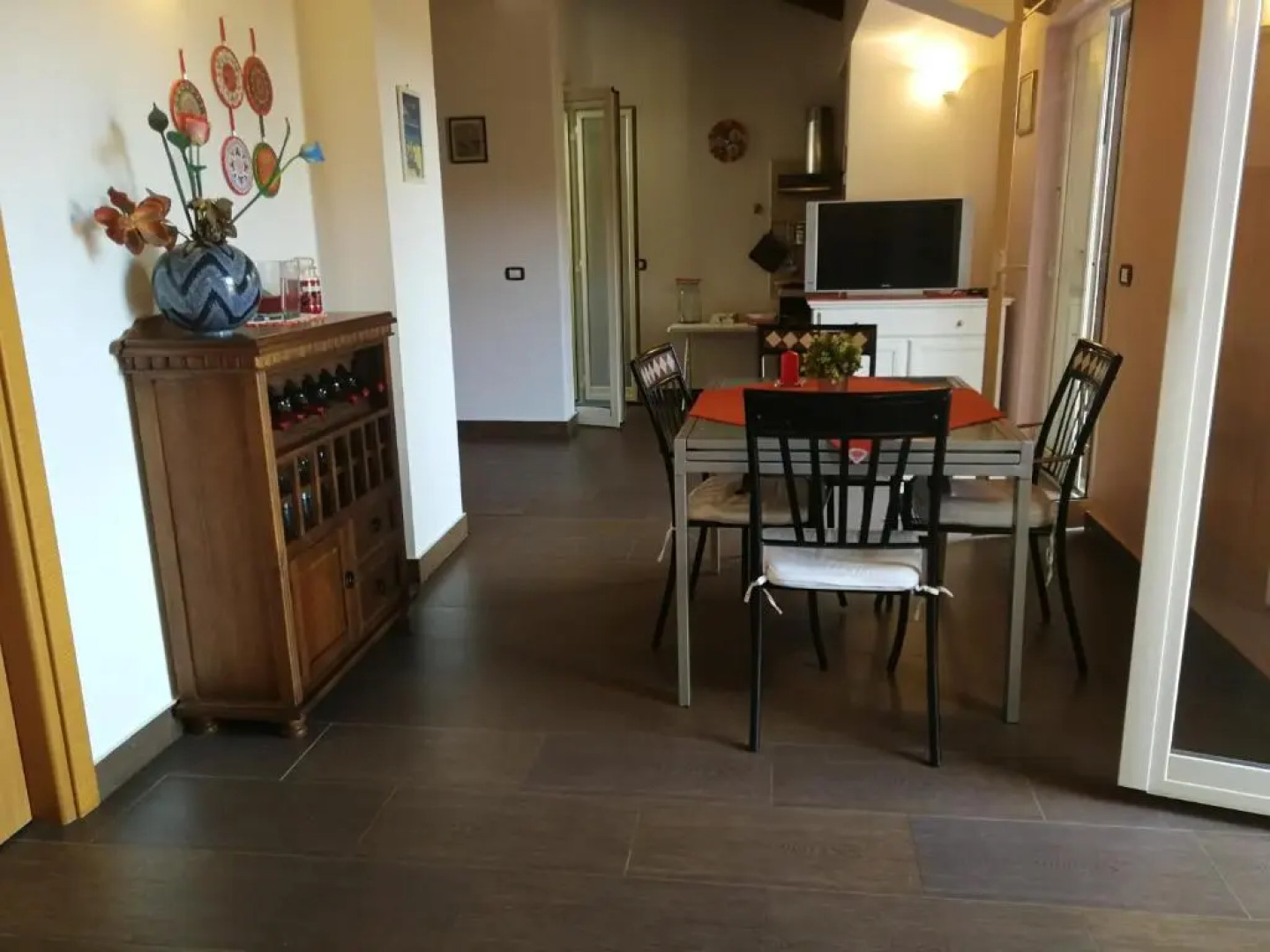 2 bedrooms appartement with furnished balcony and wifi at Casalvecchio Siculo 6 km away from the beach