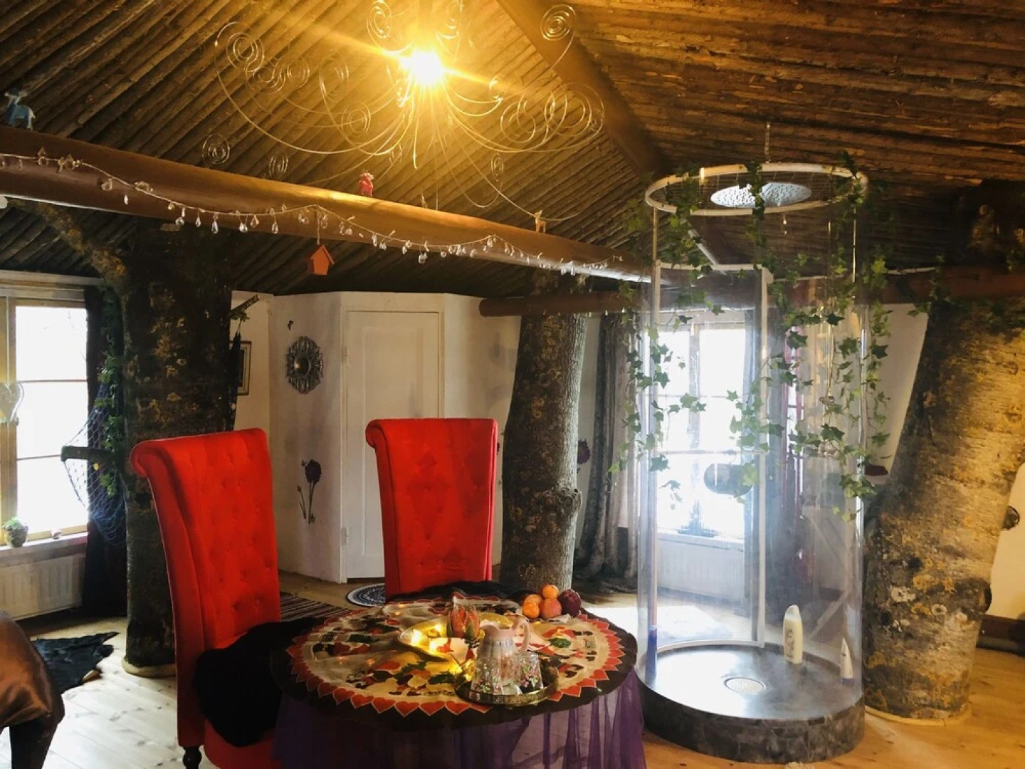 Treehouse Magpies Nest With Bubble Pool