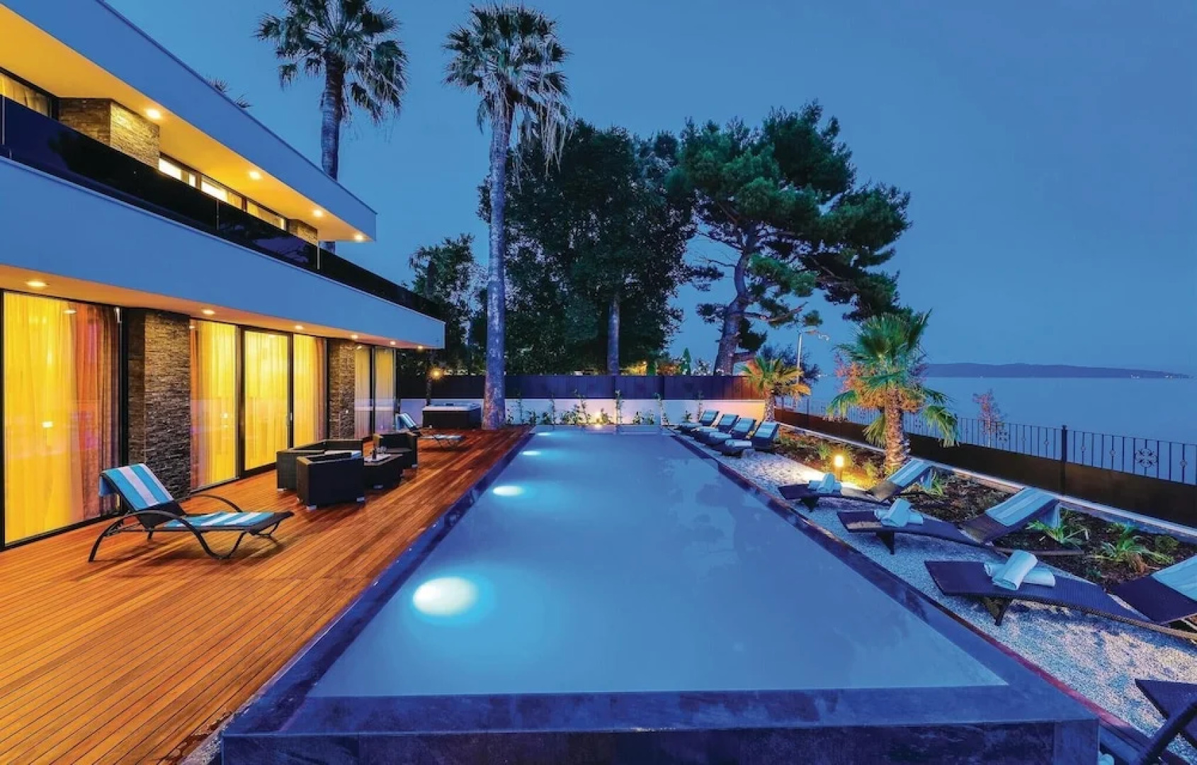 Beautiful Home in Kastel Stari with Hot Tub, Sauna & Outdoor Swimming Pool