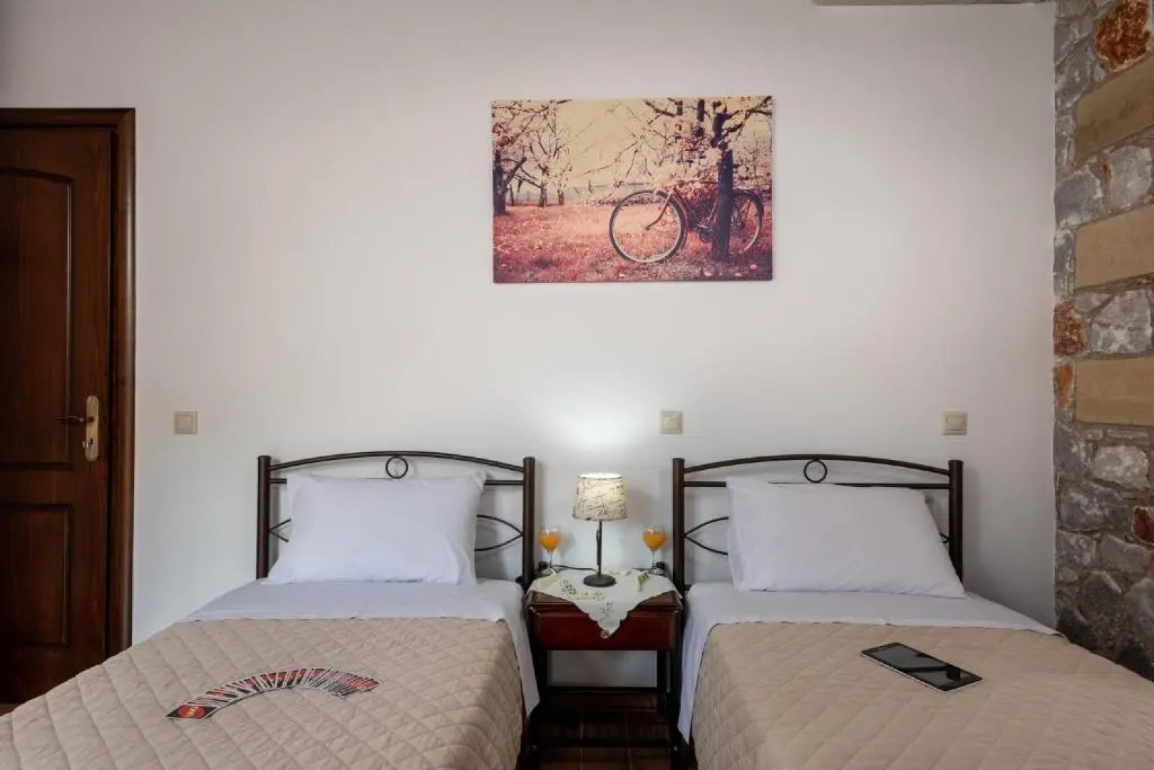 Sunset traditional house