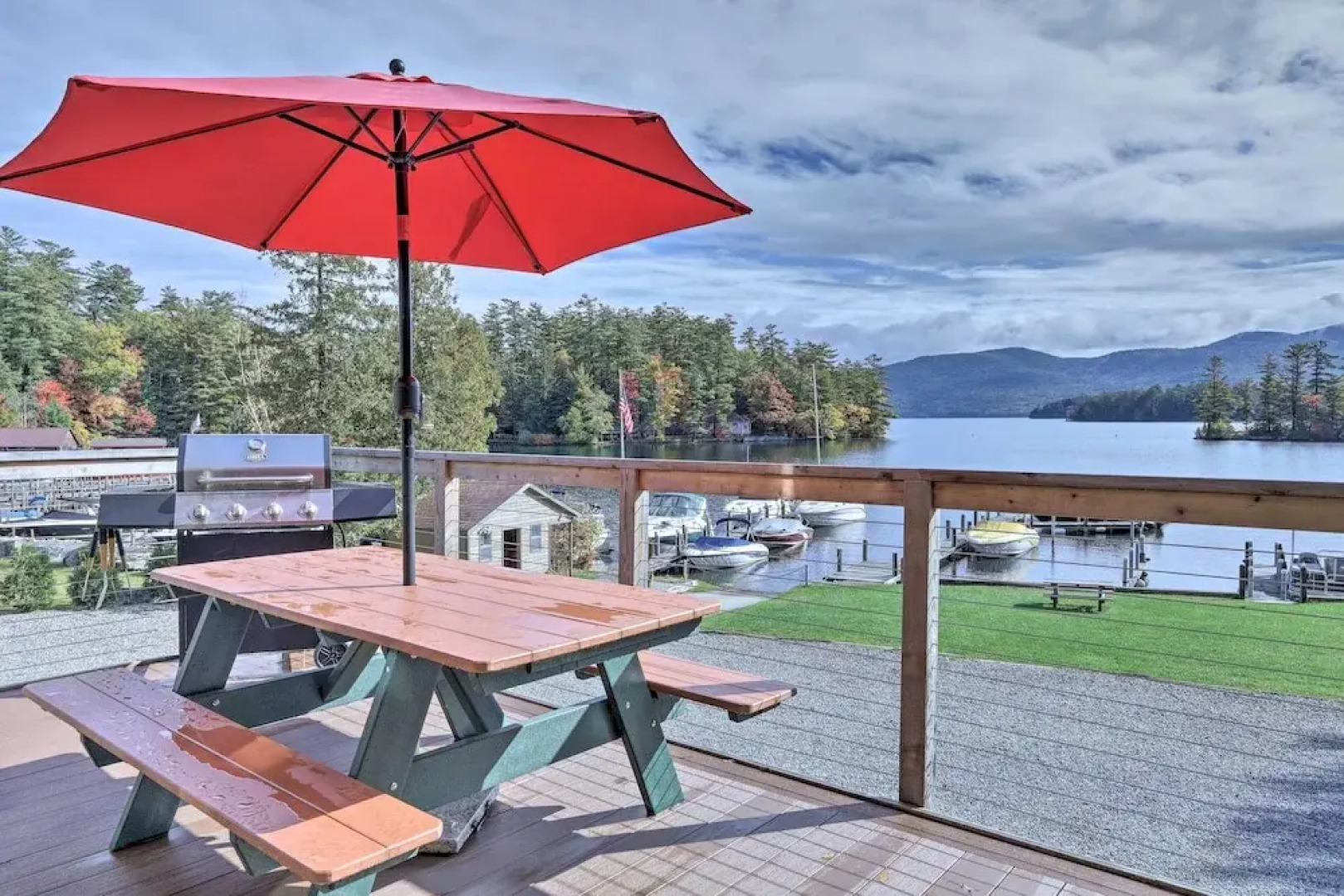 Lake George Getaway w/ Mountain + Water Views