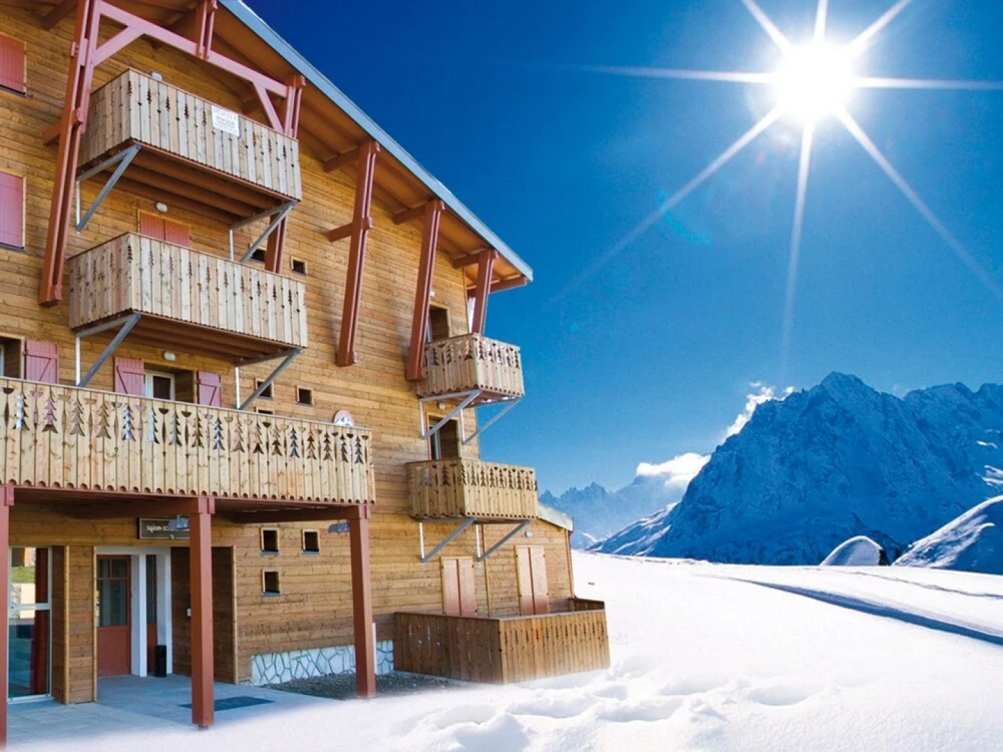 Nice Apartment With Balcony Just 500 m. From the ski Lift