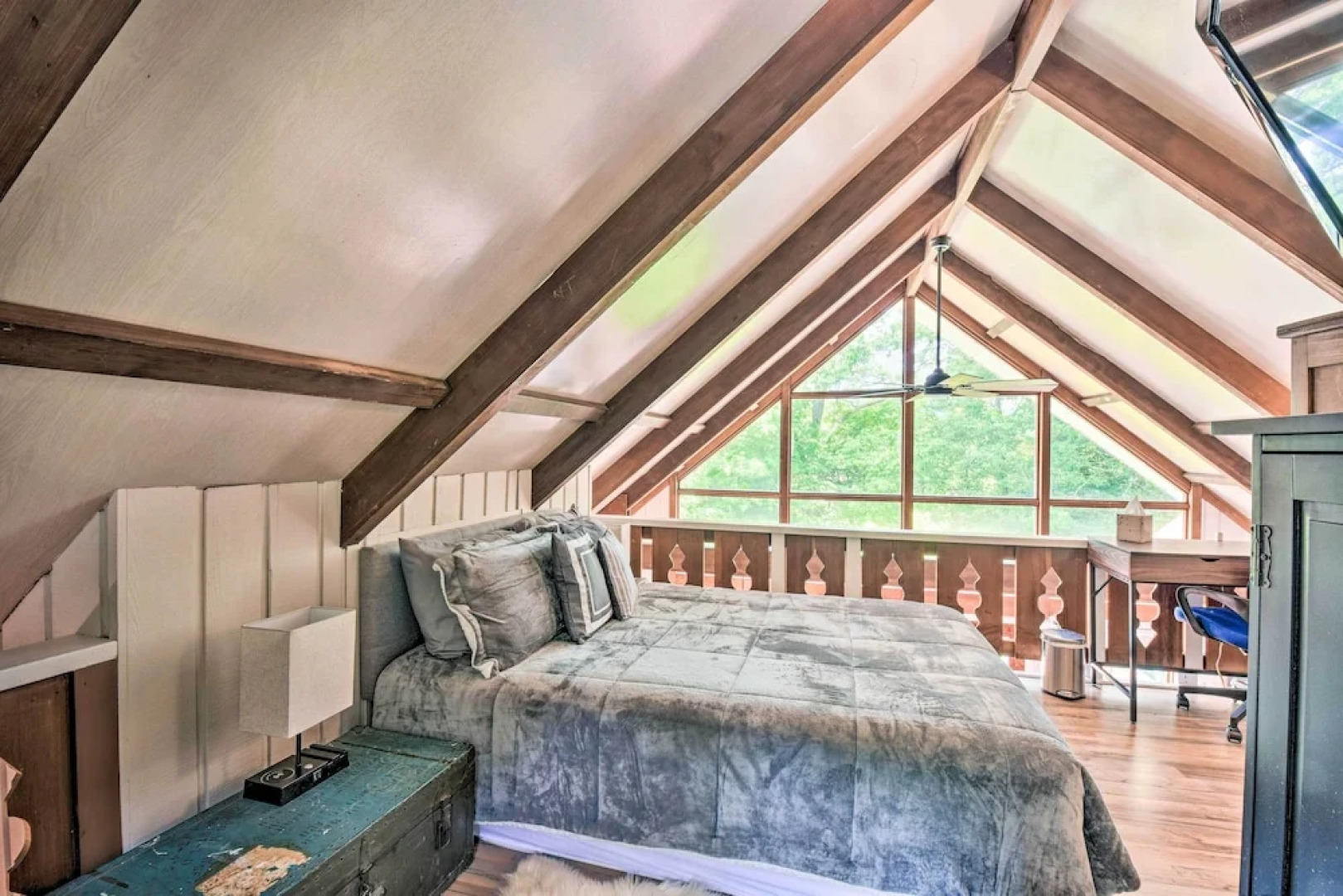 Chic Sky Valley A-frame Cabin w/ Pool Access!