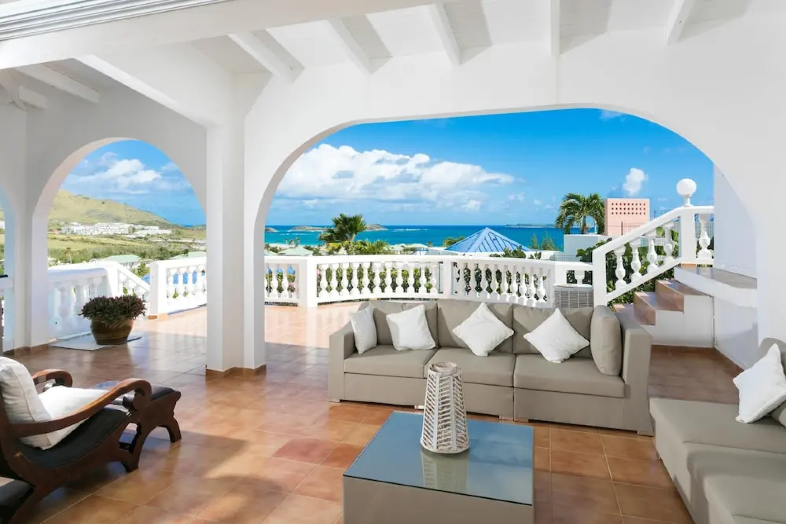 Villa With 3 Bedrooms in ST Martin, With Wonderful sea View, Private P