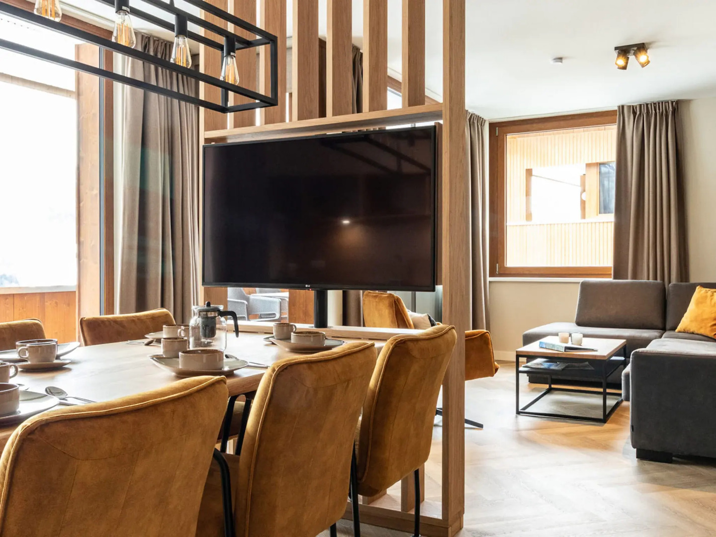 Stylish apartment with sauna, ski area at 600 m